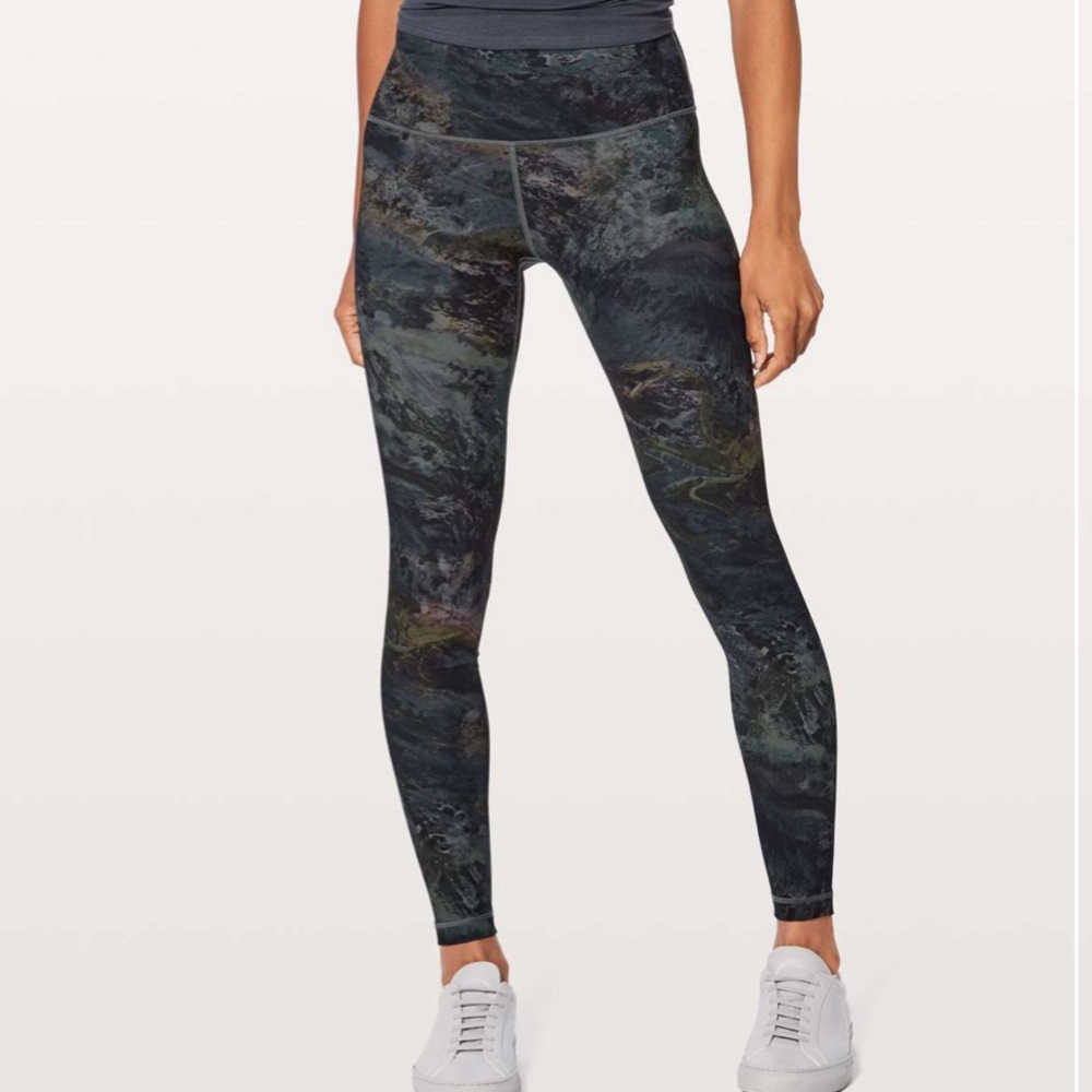 Lululemon Pants wunder Under Low Rise Radiant Multi Full On 27.5 Inseam